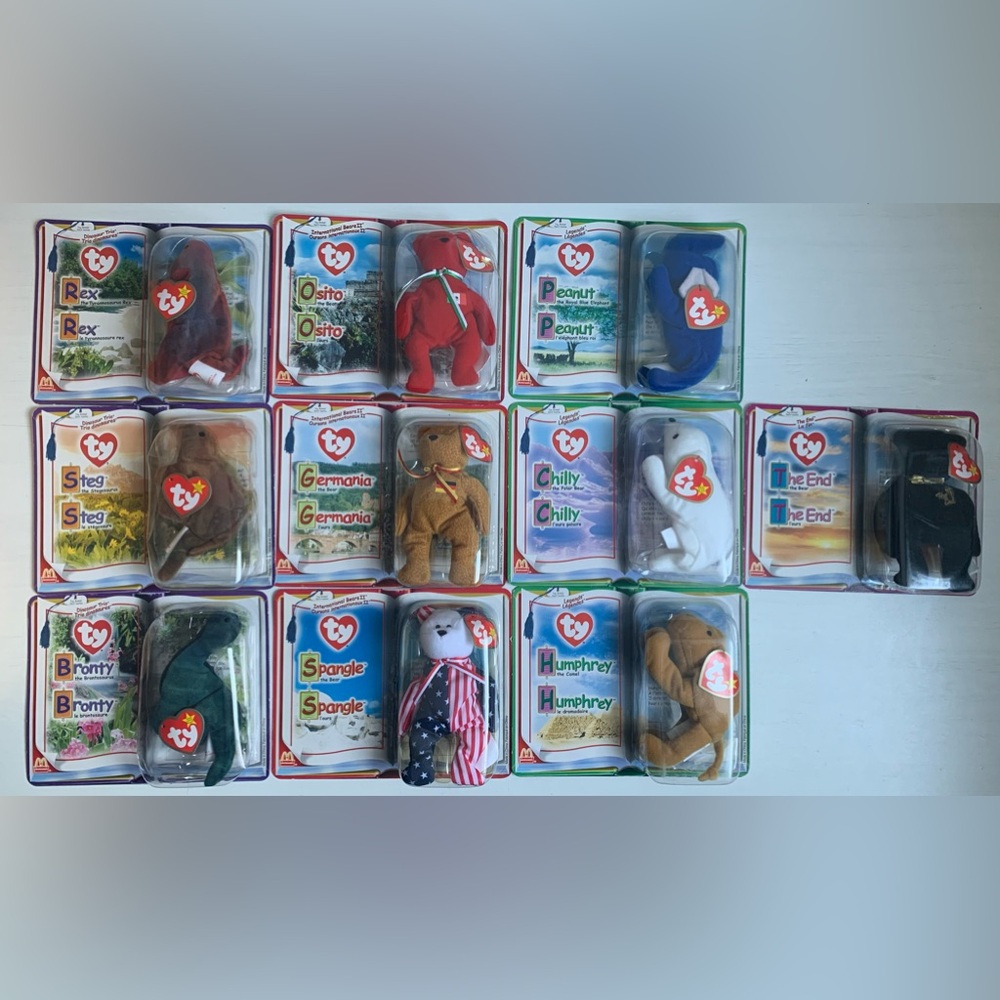 McDonald's TY Beanie Babies Set of 10